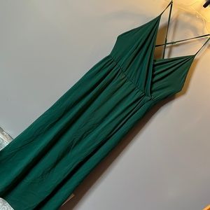 Chic Forest Green Maxi Dress